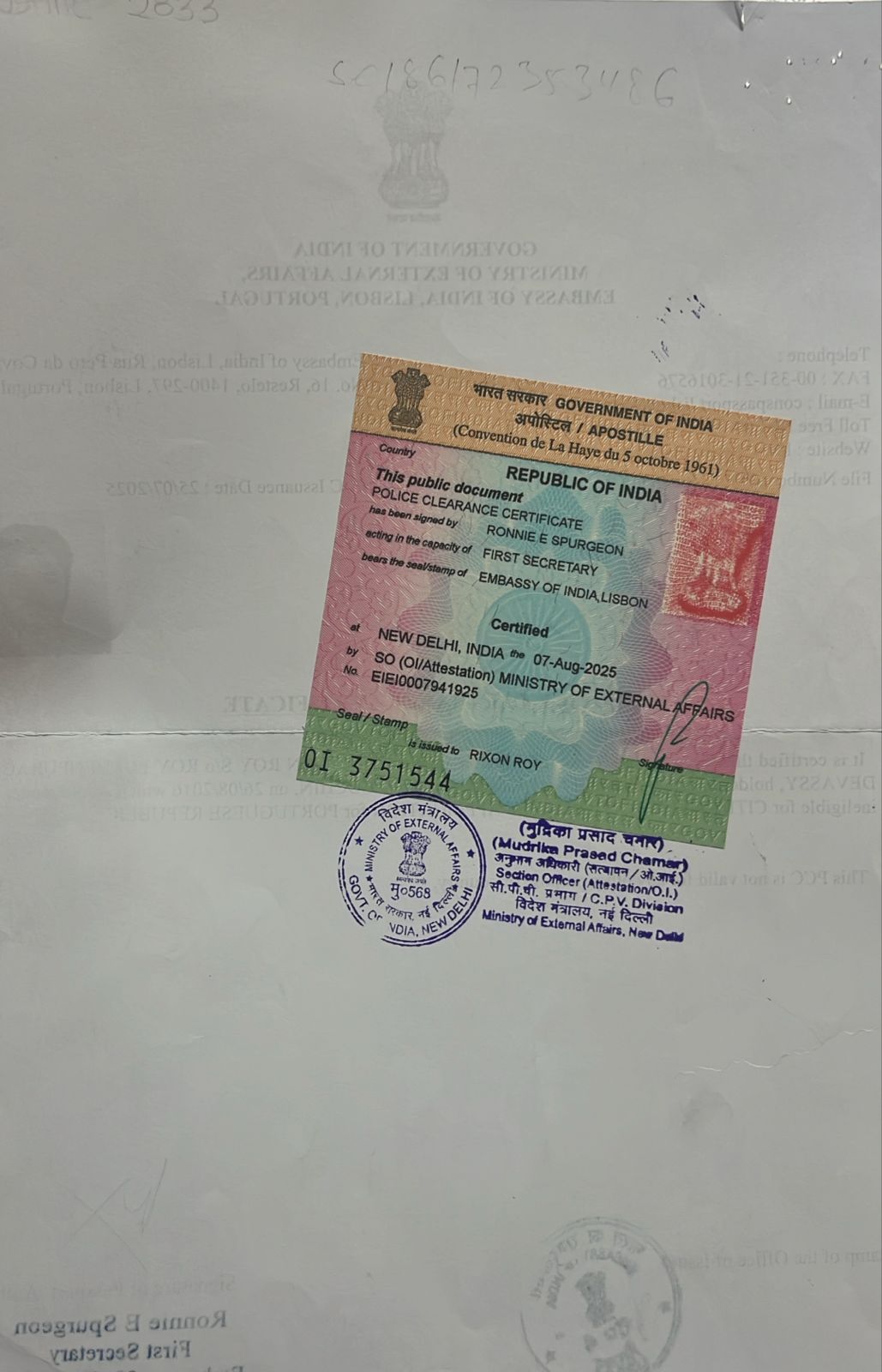 Apostille Attestation Services New Delhi